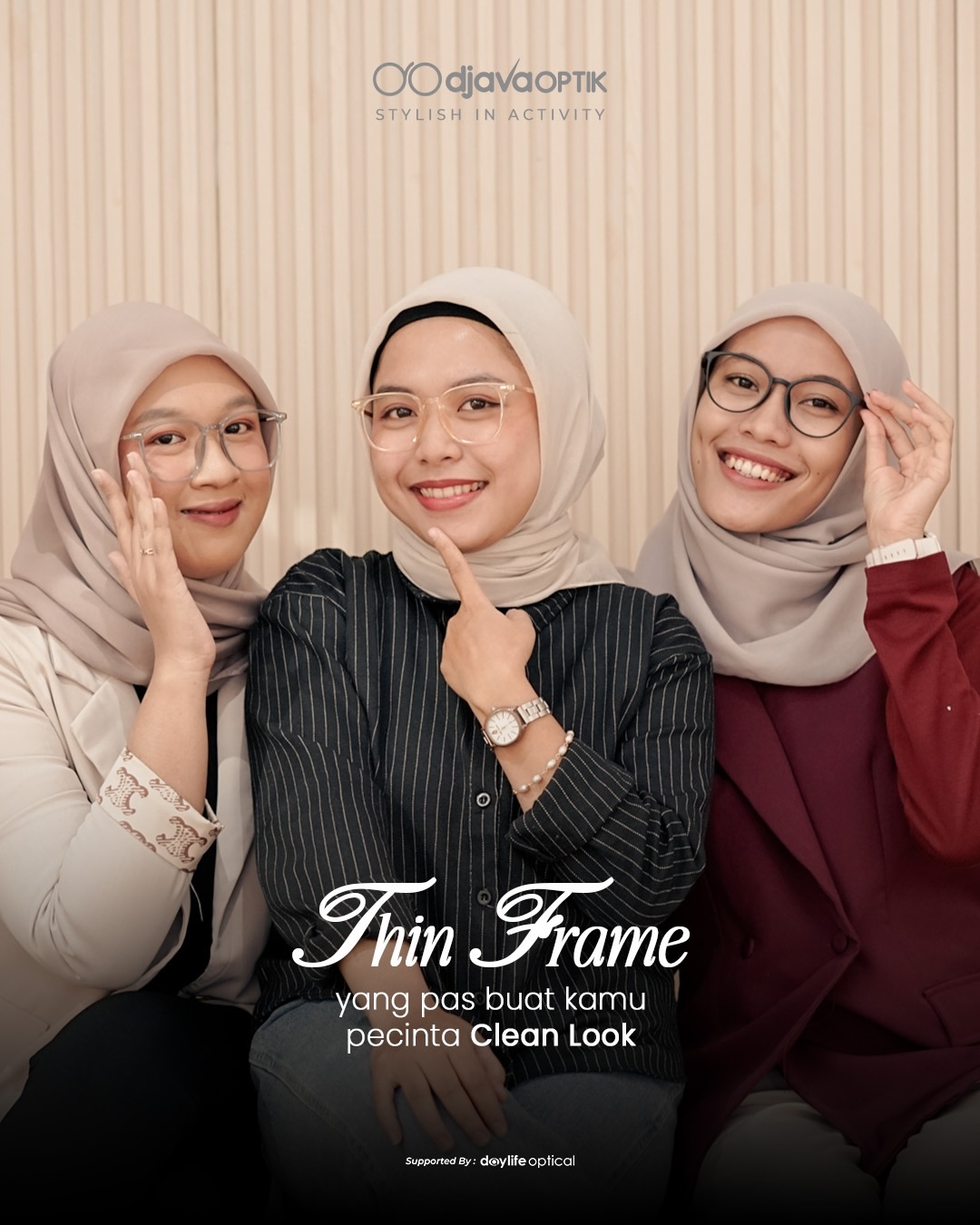 Pilihan Kacamata Frame Tipis yang Bikin Tampilan Lebih Fresh