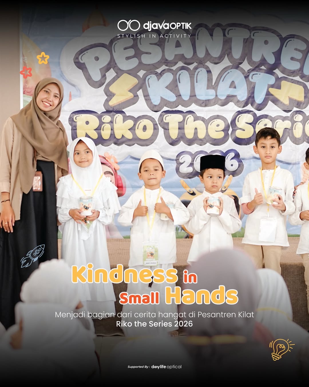 Djava Optik Sukses Gelar Periksa Mata Gratis di Event Riko The Series Surabaya