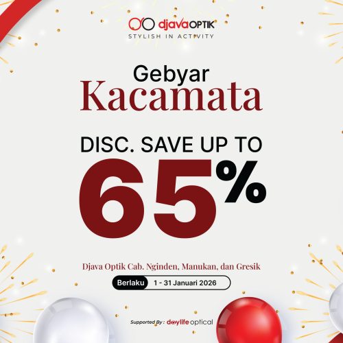 Promo Tahun Baru 2026, Djava Optik berikan Diskon Kacamata Up to 65%