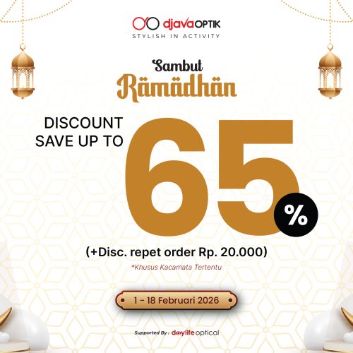 Promo Ramadan, Djava Optik Hadirkan Diskon Kacamata Hingga 65%